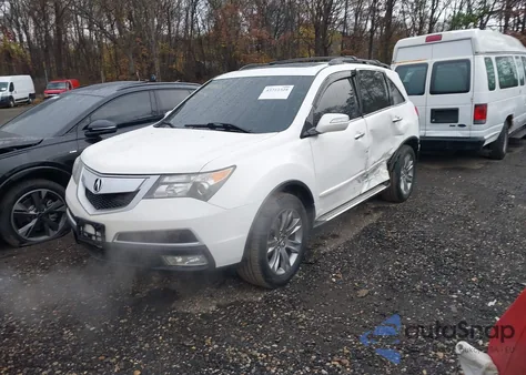 2010 Acura Mdx Technology Package from USA, damaged, VIN 2HNYD2H48AH501414